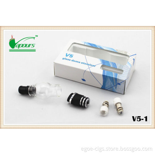 360mah Elips Ecig  , Ceramic Coil Glass Globe Wax Vaporizer Pen With Elips Battery